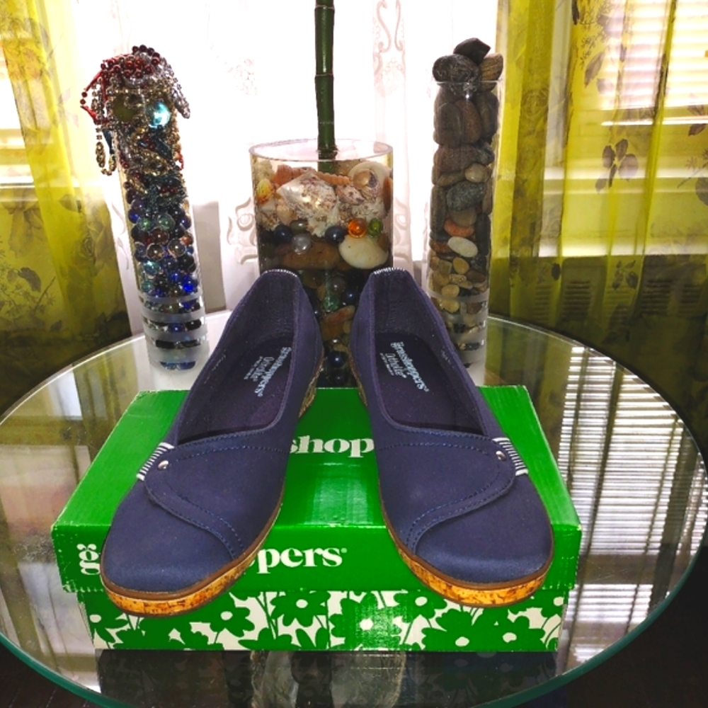 Grasshoppers Blue Loafers with Ortho lite Memory Foam